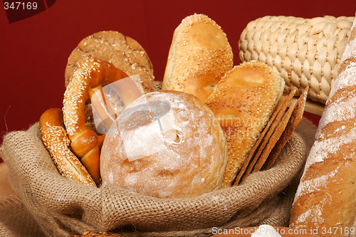 Image of Assortment of baked breads