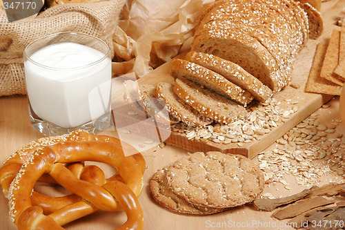 Image of Assortment of baked breads