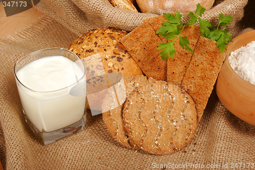 Image of Assortment of baked breads