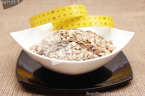 Image of Cereals with measuring tape