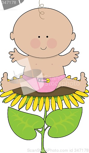 Image of Sunflower Baby Girl