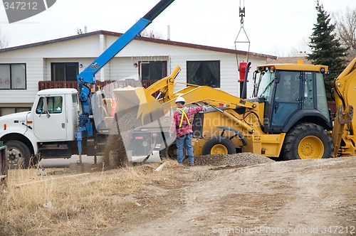 Image of Dumping Gravel