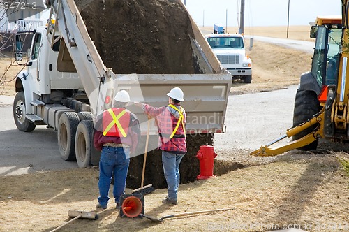 Image of Dumping Gravel