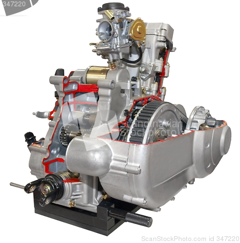 Image of Motorcycle engine