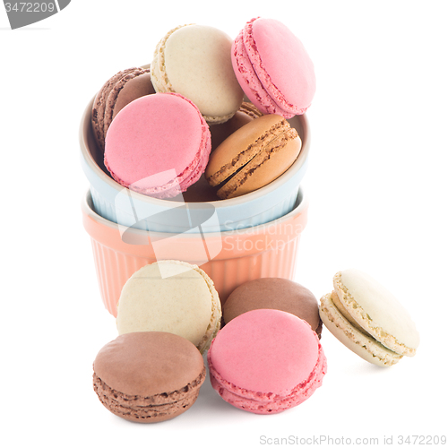 Image of Colorful French Macarons