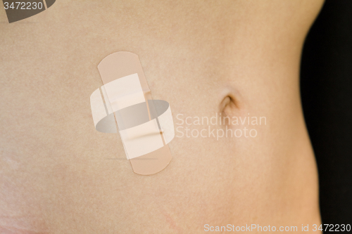 Image of band aid belly