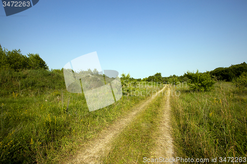 Image of the rural road  