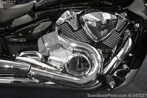 Image of Motorcycle engine