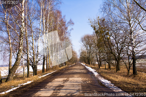 Image of  road winter