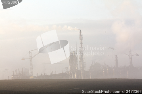 Image of chemical factory mist