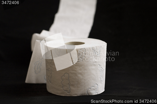 Image of white toilet paper 