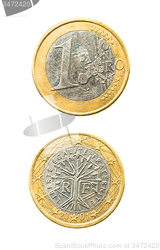 Image of one euro coin 