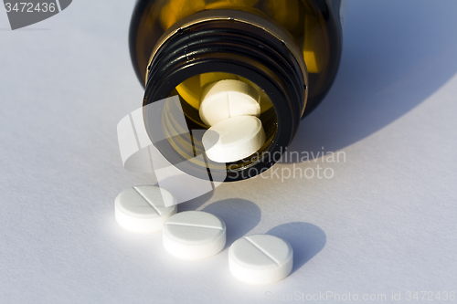 Image of   pills, close up