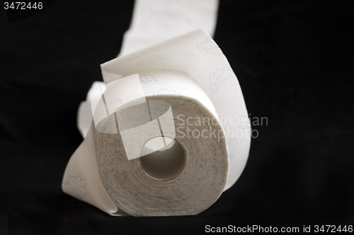 Image of white toilet paper 