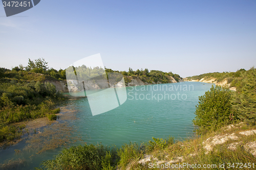 Image of artificial lake  
