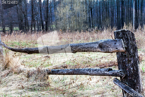 Image of   broken fence