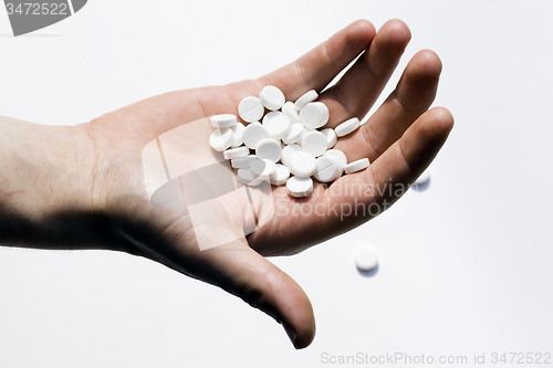 Image of   pills, close-up