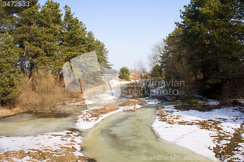 Image of   small river  