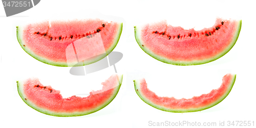 Image of red ripe watermelon 