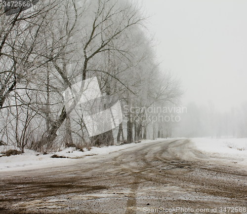 Image of  road winter