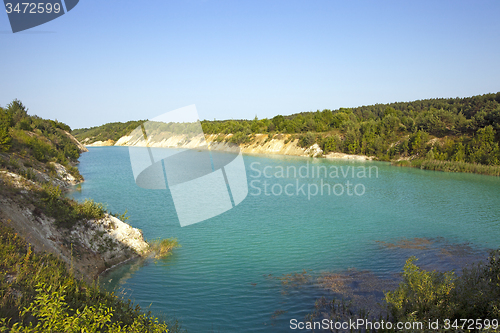 Image of artificial lake  