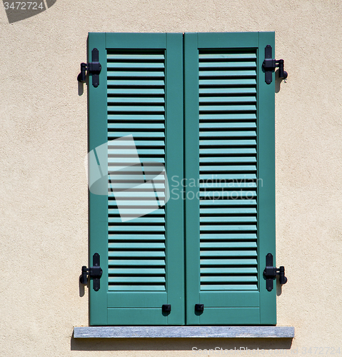 Image of besnate  varese italy abstract       in the concrete  brick