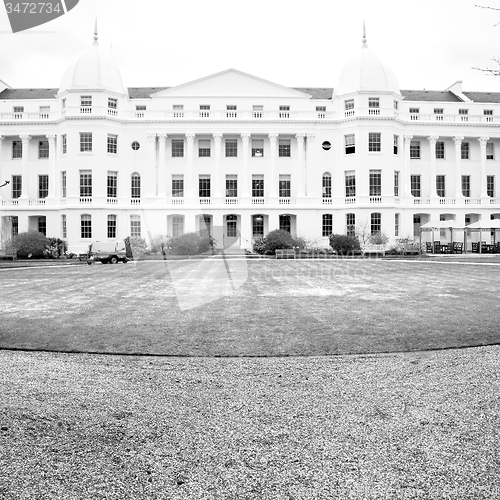 Image of exterior old architecture in england london europe wall and hist