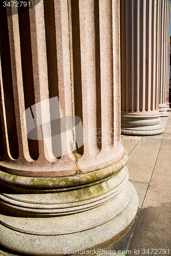 Image of abstract old column in the  country  of  