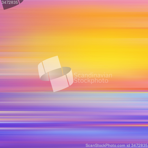 Image of Abstract background with sunset. Vector illustration. 