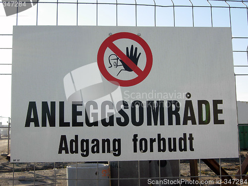 Image of Norwegian sign