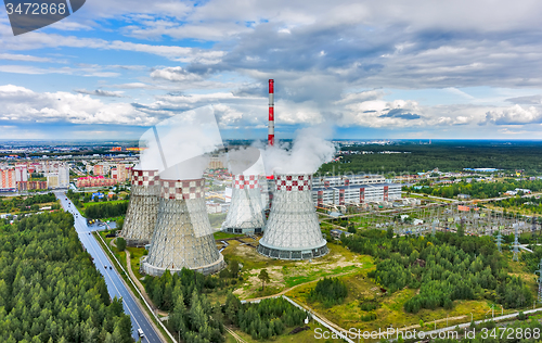 Image of City Energy and Warm Power Factory. Tyumen. Russia