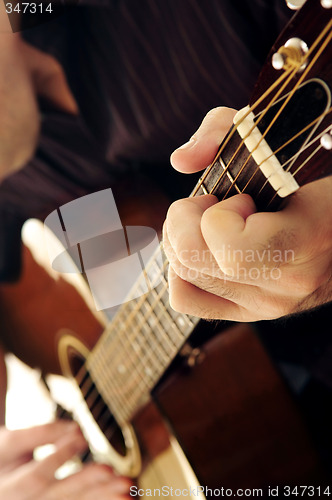 Image of Man playing a guitar