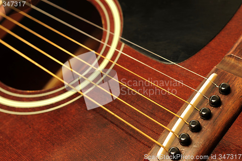 Image of Guitar close up