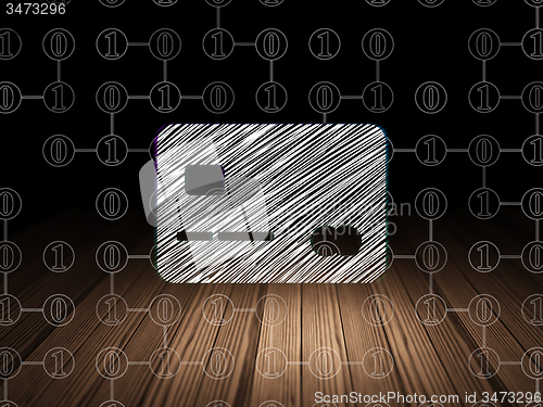 Image of Finance concept: Credit Card in grunge dark room