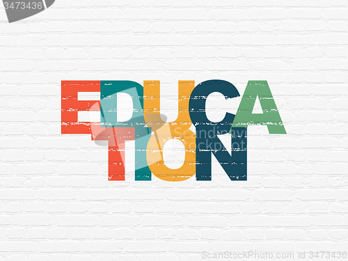 Image of Learning concept: Education on wall background