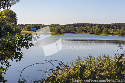 Image of Rural house on riverside