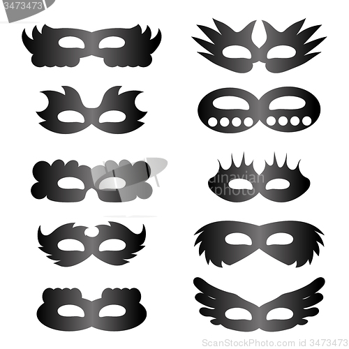 Image of Set of Mask Icons