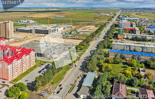 Image of Construction of residential district in Tyumen