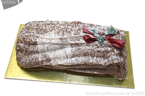 Image of christmas chocolate yulelog