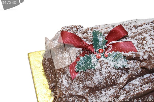 Image of christmas chocolate yulelog