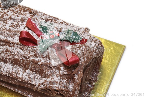 Image of christmas chocolate yulelog