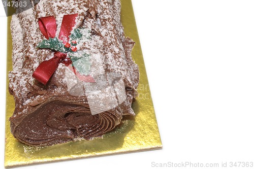 Image of christmas chocolate yulelog