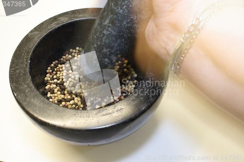 Image of grinding peppercorns
