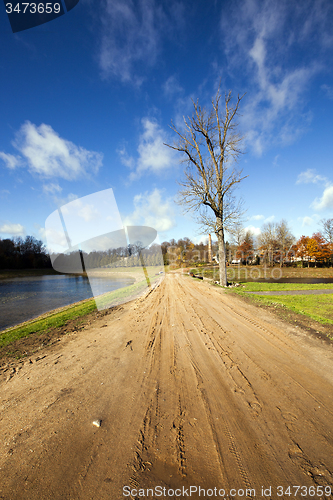 Image of the rural road  