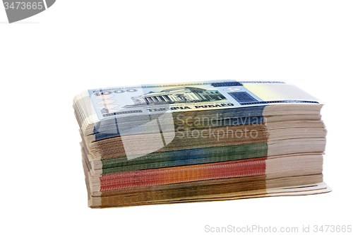 Image of stacked belarus money
