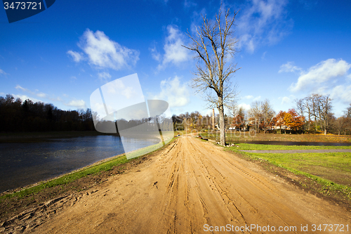 Image of the rural road  