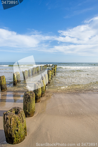 Image of Groins in the Baltic Sea 