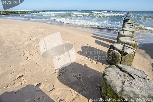 Image of Groins in the Baltic Sea 