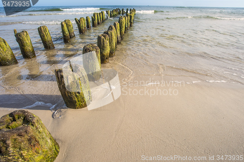 Image of Groins in the Baltic Sea 