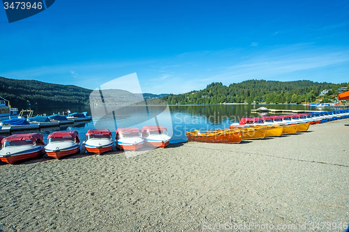 Image of Lake Titisee, Black Forest Germany, port